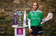 12 December 2023; AIB ambassador, camogie star, Laura Ward of Sarsfields, Galway, pictured ahead of this weekend’s AIB Camogie All-Ireland Senior Club Championship final and for the release of the second episode of ‘Meet #TheToughest’, a new content series from AIB that will showcase some of the final stages of this year’s AIB Camogie All-Ireland Club Championships, through footage captured by cameras worn by players for the first time in Gaelic Games. You can view the second episode of ‘Meet #TheToughest’ here: https://youtu.be/-VO2GONeRdk. Photo by Ramsey Cardy/Sportsfile