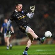 10 December 2023; Scotstown goalkeeper Rory Beggan kicks a point during the AIB Ulster GAA Football Senior Club Championship Final match between Glen of Derry, and Scotstown of Monaghan, at BOX-IT Athletic Grounds in Armagh. Photo by Ramsey Cardy/Sportsfile