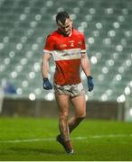 10 December 2023; Tom O'Sullivan of Dingle reacts after missing a penalty in the penalty shoot out during the AIB Munster GAA Football Senior Club Championship Final match between Dingle, Kerry, and Castlehaven, Cork, at TUS Gaelic Grounds in Limerick. Photo by Brendan Moran/Sportsfile
