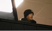 10 December 2023; Suspended La Rochelle head coach Ronan O'Gara reacts after the Investec Champions Cup match between La Rochelle and Leinster at Stade Marcel Deflandre in La Rochelle, France. Photo by Harry Murphy/Sportsfile