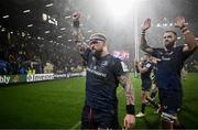 10 December 2023; Andrew Porter of Leinster celebrates after the Investec Champions Cup match between La Rochelle and Leinster at Stade Marcel Deflandre in La Rochelle, France. Photo by Harry Murphy/Sportsfile