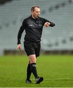 10 December 2023; Referee Derek O'Mahoney during the AIB Munster GAA Football Senior Club Championship Final match between Dingle, Kerry, and Castlehaven, Cork, at TUS Gaelic Grounds in Limerick. Photo by Brendan Moran/Sportsfile