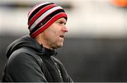 10 December 2023; Dingle manager Padraig Corcoran during the AIB Munster GAA Football Senior Club Championship Final match between Dingle, Kerry, and Castlehaven, Cork, at TUS Gaelic Grounds in Limerick. Photo by Brendan Moran/Sportsfile