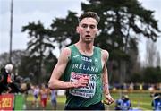 10 December 2023; Cormac Dalton of Ireland competes in the senior men's 9000m during the SPAR European Cross Country Championships at Laeken Park in Brussels, Belgium. Photo by Sam Barnes/Sportsfile