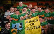 10 December 2023; The Glen team celebrate after the AIB Ulster GAA Football Senior Club Championship Final match between Glen of Derry, and Scotstown of Monaghan, at BOX-IT Athletic Grounds in Armagh. Photo by Ramsey Cardy/Sportsfile