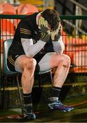 10 December 2023; Scotstown goalkeeper Rory Beggan dejected after the AIB Ulster GAA Football Senior Club Championship Final match between Glen of Derry, and Scotstown of Monaghan, at BOX-IT Athletic Grounds in Armagh. Photo by Ramsey Cardy/Sportsfile