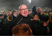 10 December 2023; Glen manager Malachy O'Rourke after the AIB Ulster GAA Football Senior Club Championship Final match between Glen of Derry, and Scotstown of Monaghan, at BOX-IT Athletic Grounds in Armagh. Photo by Ramsey Cardy/Sportsfile