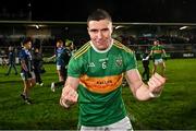 10 December 2023; Ciaran McFaul of Glen celebrates after the AIB Ulster GAA Football Senior Club Championship Final match between Glen of Derry, and Scotstown of Monaghan, at BOX-IT Athletic Grounds in Armagh. Photo by Ramsey Cardy/Sportsfile