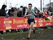 10 December 2023; Matthew Lavery of Ireland competes in the U23 men's 7000m during the SPAR European Cross Country Championships at Laeken Park in Brussels, Belgium. Photo by Sam Barnes/Sportsfile