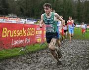 10 December 2023; Matthew Lavery of Ireland competes in the U23 men's 7000m during the SPAR European Cross Country Championships at Laeken Park in Brussels, Belgium. Photo by Sam Barnes/Sportsfile