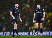 10 December 2023; Robbie Henshaw and Garry Ringrose of Leinster during the Investec Champions Cup match between La Rochelle and Leinster at Stade Marcel Deflandre in La Rochelle, France. Photo by Harry Murphy/Sportsfile