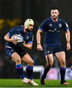 10 December 2023; Charlie Ngatai, left, and Robbie Henshaw of Leinster during the Investec Champions Cup match between La Rochelle and Leinster at Stade Marcel Deflandre in La Rochelle, France. Photo by Harry Murphy/Sportsfile