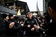 10 December 2023; La Rochelle head coach Ronan O'Gara arrives before the Investec Champions Cup match between La Rochelle and Leinster at Stade Marcel Deflandre in La Rochelle, France. Photo by Harry Murphy/Sportsfile