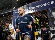 10 December 2023; Andrew Porter of Leinster runs out before the Investec Champions Cup match between La Rochelle and Leinster at Stade Marcel Deflandre in La Rochelle, France. Photo by Harry Murphy/Sportsfile