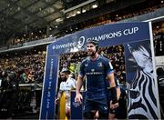 10 December 2023; Caelan Doris of Leinster runs out before the Investec Champions Cup match between La Rochelle and Leinster at Stade Marcel Deflandre in La Rochelle, France. Photo by Harry Murphy/Sportsfile