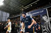 10 December 2023; Ryan Baird of Leinster runs out before the Investec Champions Cup match between La Rochelle and Leinster at Stade Marcel Deflandre in La Rochelle, France. Photo by Harry Murphy/Sportsfile