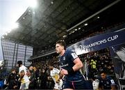 10 December 2023; Joe McCarthy of Leinster runs out before the Investec Champions Cup match between La Rochelle and Leinster at Stade Marcel Deflandre in La Rochelle, France. Photo by Harry Murphy/Sportsfile