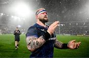 10 December 2023; Andrew Porter of Leinster applauds supporters after his side's victory in the Investec Champions Cup match between La Rochelle and Leinster at Stade Marcel Deflandre in La Rochelle, France. Photo by Harry Murphy/Sportsfile