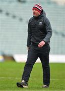10 December 2023; Dingle manager Padraig Corcoran before the AIB Munster GAA Football Senior Club Championship Final match between Dingle, Kerry, and Castlehaven, Cork, at TUS Gaelic Grounds in Limerick. Photo by Brendan Moran/Sportsfile