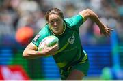 9 December 2023; Beibhinn Parsons of Ireland during the Women's Pool B match between Ireland and Great Britain during the HSBC SVNS Rugby Tournament at DHL Stadium in Cape Town, South Africa. Photo by Shaun Roy/Sportsfile