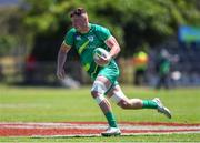 9 December 2023; Zac Ward of Ireland in action during the Men's Pool A match between Ireland and USA during the HSBC SVNS Rugby Tournament at DHL Stadium in Cape Town, South Africa. Photo by Shaun Roy/Sportsfile