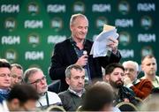 9 December 2023; Brendan Dillon, Irish Universities delegate, during the annual general meeting of the Football Association of Ireland at the Radisson Blu St. Helen's Hotel in Dublin. Photo by Stephen McCarthy/Sportsfile