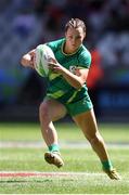 9 December 2023; Megan Burns of Ireland during the Women's Pool B match between New Zealand and Ireland during the HSBC SVNS Rugby Tournament at DHL Stadium in Cape Town, South Africa. Photo by Shaun Roy/Sportsfile