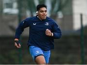 12 December 2023; Michael Ala'alatoa during a Leinster Rugby squad training session at UCD in Dublin. Photo by Harry Murphy/Sportsfile