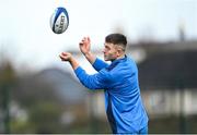 12 December 2023; Lee Barron during a Leinster Rugby squad training session at UCD in Dublin. Photo by Harry Murphy/Sportsfile