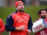 13 December 2023; Tadhg Beirne during Munster rugby squad training at University of Limerick in Limerick. Photo by Piaras Ó Mídheach/Sportsfile