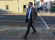 13 December 2023; FAI Grassroots director Ger McDermott arrives at Dáil Éireann in Dublin ahead of a meeting with the Oireachtas Committee on Tourism, Culture, Arts, Sport and Media. Photo by David Fitzgerald/Sportsfile