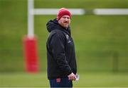 13 December 2023; Forwards coach Andi Kyriacou during Munster rugby squad training at University of Limerick in Limerick. Photo by Piaras Ó Mídheach/Sportsfile