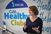 14 December 2023; In attendance at the Irish Life GAA Healthy Clubs Social Return of Investment evaluation report launch is Just Economics director Dr Eilís Lawlor, at Croke Park in Dublin. Photo by Seb Daly/Sportsfile