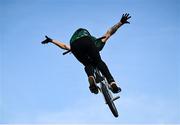 21 June 2023; Ryan Henderson of Ireland during the BMX qualifcation round at Krzeszowice BMX Park at the European Games 2023 in Krakow, Poland. Photo by David Fitzgerald/Sportsfile
