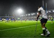 26 August 2023; Injured Cian Healy of Ireland watches on during the Rugby World Cup warm-up match between Ireland and Samoa at Parc des Sports Jean Dauger in Bayonne, France. Photo by Harry Murphy/Sportsfile