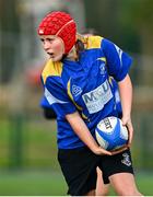 15 December 2023; Lyra Harrington of Wilson's Hospital during the Bank of Ireland Leinster Rugby Senior Girls League match between Wilson's Hospital and Wolstan's at Energia Park in Dublin. Photo by Tyler Miller/Sportsfile