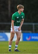 15 December 2023; Jules Fenelon of Ireland during the U20 international friendly match between Ireland and Italy at UCD Bowl in Dublin. Photo by Seb Daly/Sportsfile