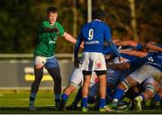 15 December 2023; Oliver Coffey of Ireland during the U20 international friendly match between Ireland and Italy at UCD Bowl in Dublin. Photo by Seb Daly/Sportsfile