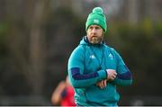 15 December 2023; Ireland assistant coach Willie Faloon before the U20 international friendly match between Ireland and Italy at UCD Bowl in Dublin. Photo by Seb Daly/Sportsfile