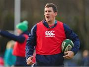 15 December 2023; Ireland assistant coach Ian Keatley before the U20 international friendly match between Ireland and Italy at UCD Bowl in Dublin. Photo by Seb Daly/Sportsfile