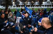 16 December 2023; Cian Healy of Leinster arrives before the Investec Champions Cup Pool 4 Round 2 match between Leinster and Sale Sharks at the RDS Arena in Dublin. Photo by Harry Murphy/Sportsfile