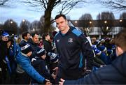 16 December 2023; James Ryan of Leinster arrives before the Investec Champions Cup Pool 4 Round 2 match between Leinster and Sale Sharks at the RDS Arena in Dublin. Photo by Harry Murphy/Sportsfile