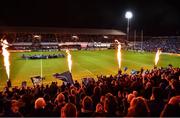 16 December 2023; A general view as the teams make their way on to the pitch before the Investec Champions Cup Pool 4 Round 2 match between Leinster and Sale Sharks at the RDS Arena in Dublin. Photo by Sam Barnes/Sportsfile