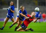 16 December 2023; Niamh Divilly of Kilkerrin-Clonberne in action against Bríd McMaugh of Ballymacarbry during the Currentaccount.ie LGFA All-Ireland Senior Club Championship final match between Ballymacarby of Waterford and Kilkerrin-Clonberne of Galway at Croke Park in Dublin. Photo by Tyler Miller/Sportsfile