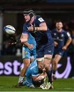 16 December 2023; James Ryan of Leinster is tackled by Rob du Preez of Sale Sharks during the Investec Champions Cup Pool 4 Round 2 match between Leinster and Sale Sharks at the RDS Arena in Dublin. Photo by Sam Barnes/Sportsfile