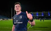 16 December 2023; Joe McCarthy of Leinster after his side's victory in the Investec Champions Cup Pool 4 Round 2 match between Leinster and Sale Sharks at the RDS Arena in Dublin. Photo by Harry Murphy/Sportsfile
