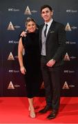 16 December 2023; In attendance during the RTÉ Sports Awards 2023 at RTÉ studios in Donnybrook, Dublin, is Limerick hurler Barry Nash and Hope Mulcahy. Photo by Seb Daly/Sportsfile