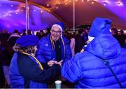 16 December 2023; Leinster supporters enjoy the atmosphere in the fan zone before the Investec Champions Cup Pool 4 Round 2 match between Leinster and Sale Sharks at the RDS Arena in Dublin. Photo by Sam Barnes/Sportsfile