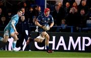 16 December 2023; Josh van der Flier of Leinster makes a break during the Investec Champions Cup Pool 4 Round 2 match between Leinster and Sale Sharks at the RDS Arena in Dublin. Photo by Sam Barnes/Sportsfile