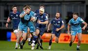 16 December 2023; Charlie Ngatai of Leinster in action against Sam Bedlow of Sale Sharks during the Investec Champions Cup Pool 4 Round 2 match between Leinster and Sale Sharks at the RDS Arena in Dublin. Photo by Sam Barnes/Sportsfile